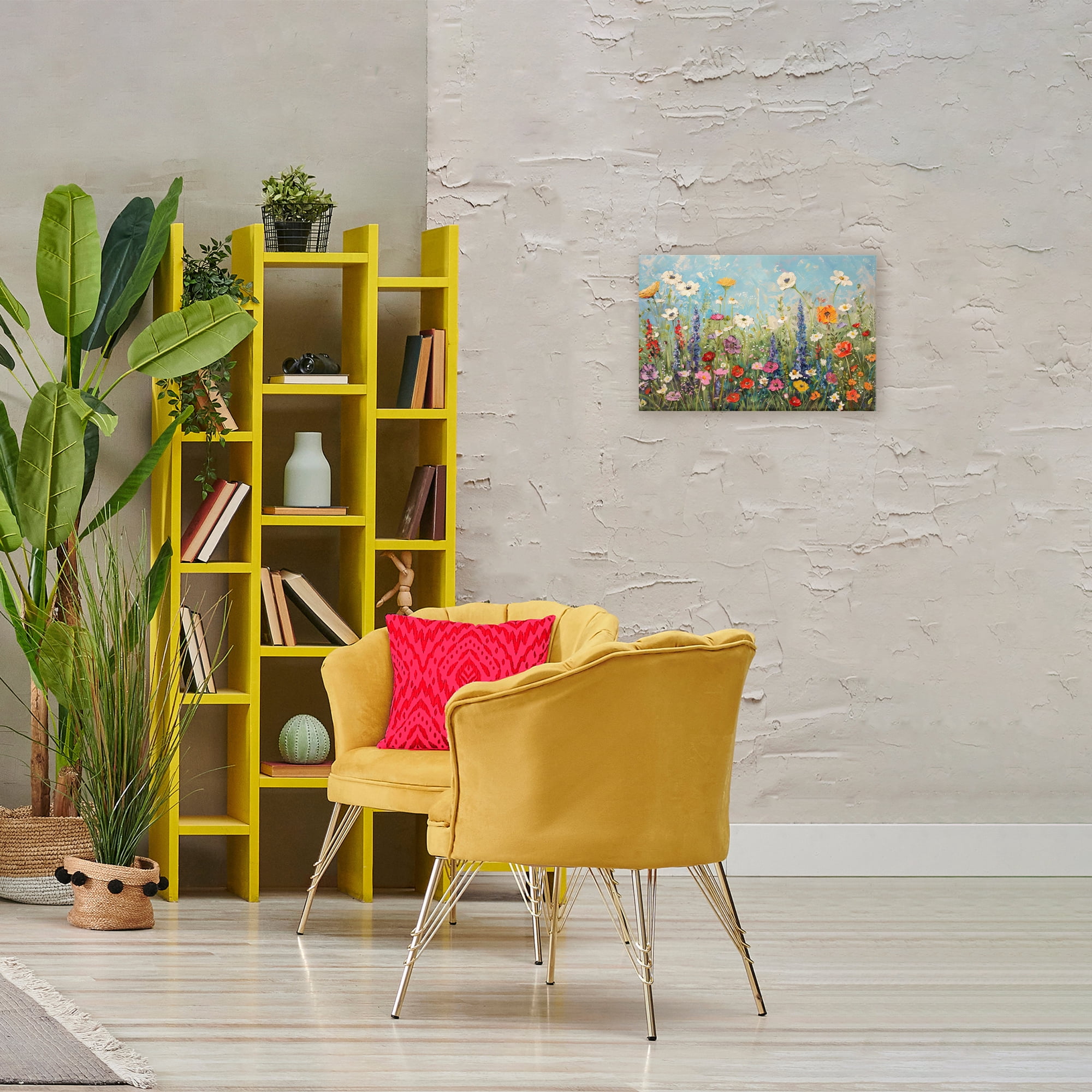 Stupell Industries Wildflower Field of Spring Blooms Canvas Wall Art, design by Creative Studio