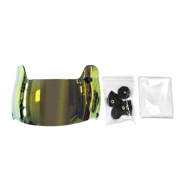 Visor de fútbol americano, visor de casco de rugby, protector de gafas portátil, facial Oro