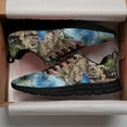 thumbnail image 3 of Camo Fishing Running Shoes Sneakers Mesh Black Size 4, 3 of 5