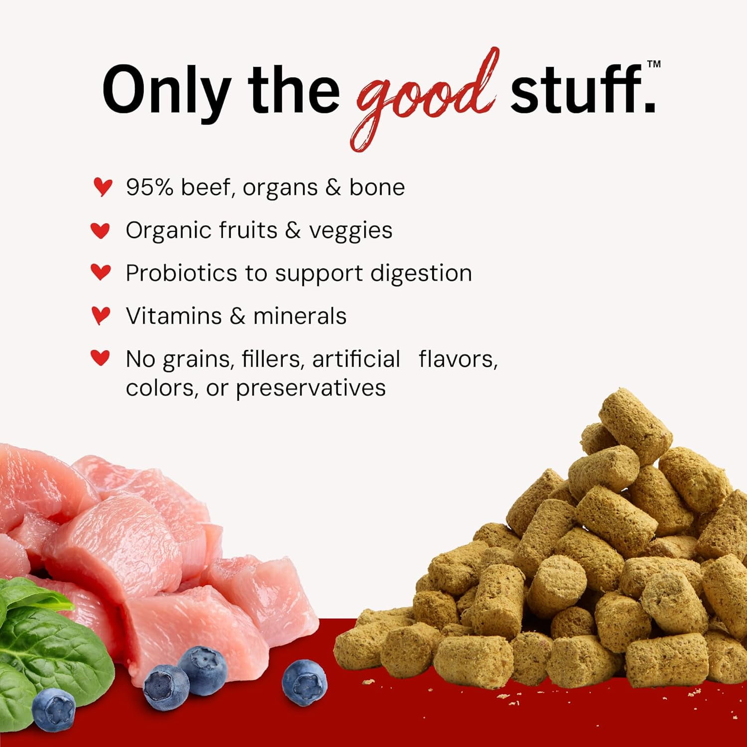 Stella & Chewy's Freeze-Dried Raw Meal Mixers Dog Food Topper - Tantalizing Turkey Recipe - 18 Ounce Bag