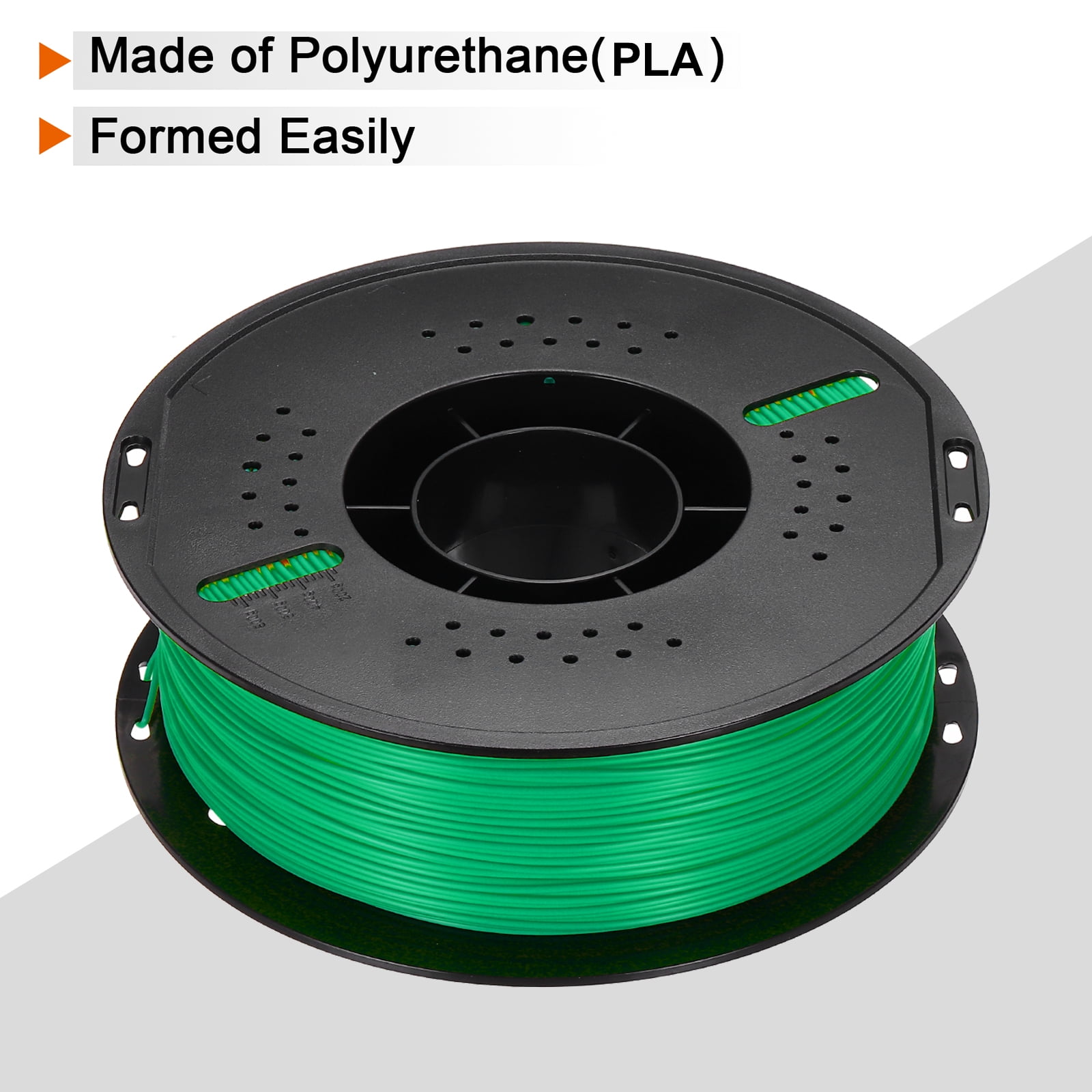3D Printer Filament 1.75mm PLA Filaments Accuracy +/- 0.05mm Green