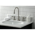 thumbnail image 3 of Kingston Brass KS2988BAL Heirloom Widespread Bathroom Faucet with Brass Pop-Up, Brushed Nickel, 3 of 8