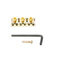 thumbnail image 2 of Unique Bargains Metal Guitar String Locking Nut Electric Guitar Tremolo Bridge Lock 42mm Gold for Electric Guitar Replacement Part, 2 of 5
