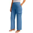 thumbnail image 2 of Roaman's Women's Plus Size Soft Knit Cargo Pants, 2 of 2