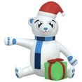 thumbnail image 3 of vidaXL Christmas Inflatable Teddy Bear LED 94.5", 3 of 10