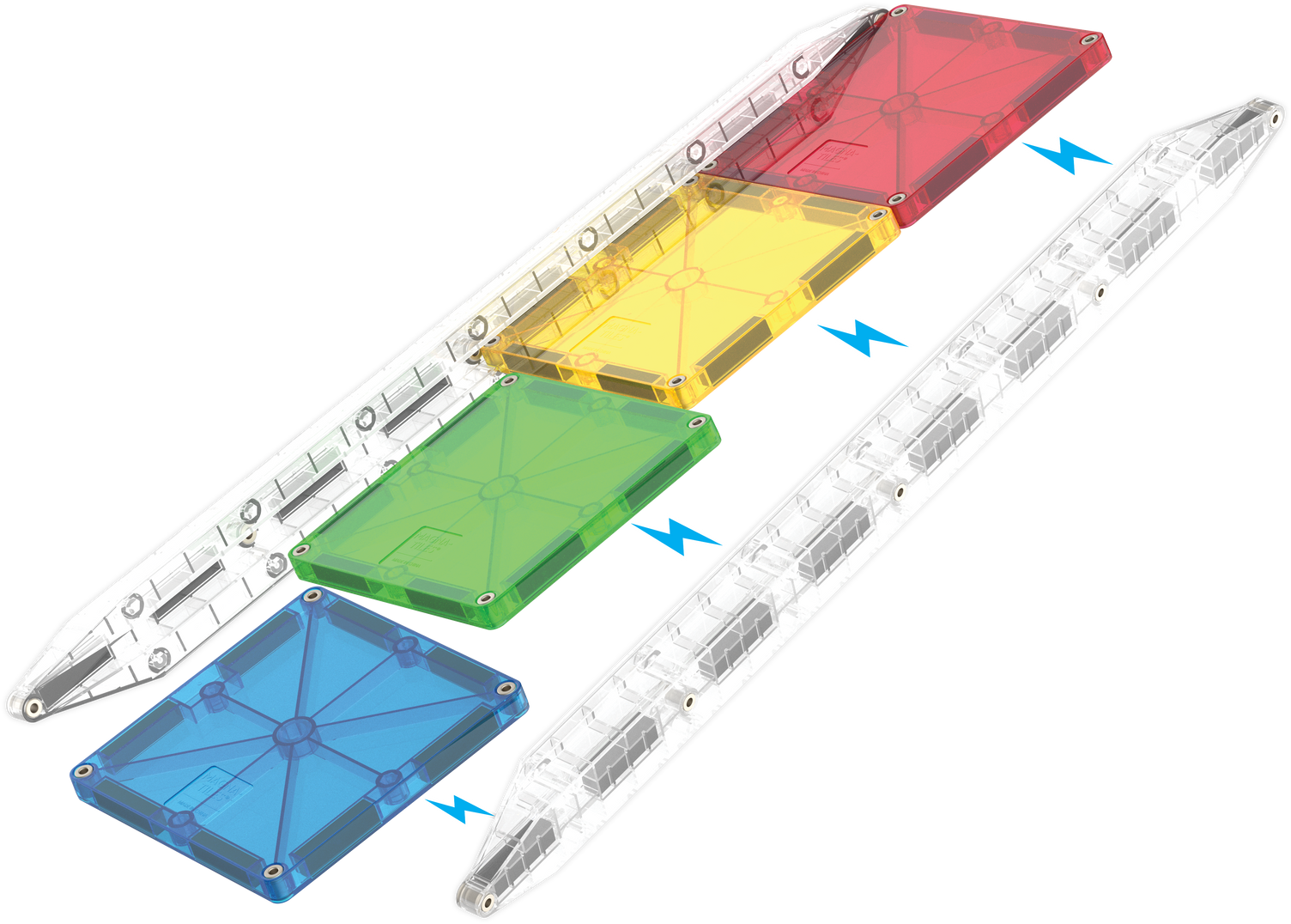 Magna-Tiles Rail Racers 33-Piece Construction Set photo 5