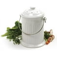 thumbnail image 2 of Norpro 1-Gallon Ceramic Jar Composter Crock, Kitchen Countertop Compost Bin - White, 2 of 4