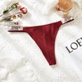 thumbnail image 1 of victoria secret ropa interior Bikini Sexy Masonry De Cintura Alta Bragas De Algodón Tanga Alfabeto Panty Para Mujer Gao Jiahui unisex, 1 of 2