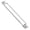 Silver, variant on REACHISE RV Fridge Tension Rod RV Refrigerator Pole Stainless Steel Refrigerator Tension Rod for Camper