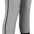 thumbnail image 7 of TOURNAMENT w/Pipe Softball Pant - GREY,BLACKPIPE - L, 7 of 7