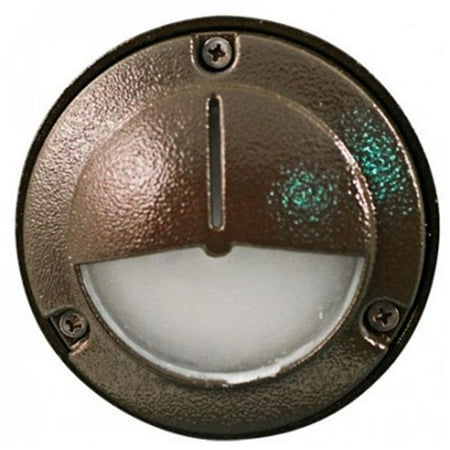 

2.5W & 12V JC-LED 15 LEDs Round Hooded Step Light - Bronze