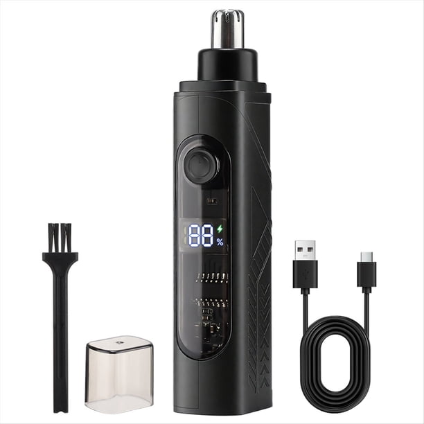 Mini Recortadora EléCtrica de Vello Nasal para Hombres y Mujeres, Afeitadora de Orejas, Cuello, Cejas y Afeitadora.