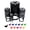 Black, variant on Duck Standing Solid Self-Inking Rubber Stamp Ink Stamper - Pink Ink - Medium 1 Inch