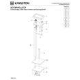thumbnail image 3 of Kingston Brass SCC8500 Freestanding Toilet Paper Holder with Storage Shelf in Matte Black, 3 of 5