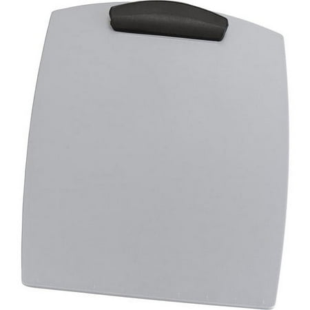 Storex Plastic Clipboard, Portable Writing Surface for Legal Size Paper, Silver, 12-Pack