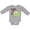 AC-Heather Grey, variant on Inktastic My Great Aunt Loves Me- Cute Turtle Boys or Girls Long Sleeve Baby Bodysuit
