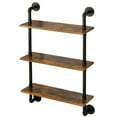 thumbnail image 1 of Estantería de montaje en pared de 3 niveles, soporte de metal de 23.6 pulgadas, estante de pared para recámara, cocina, sala de estar, baño, 1 of 7