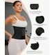 thumbnail image 2 of Cinturilla de entrenamiento para el abdomen, corsés debajo del busto, cinturilla de neopreno moldeadora de cuerpo en forma de reloj de arena para mujeres, negra, talla L., 2 of 5