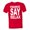 Red, variant on PleaseMeTees™ Mens Frankie Say Relax Hollywood Don't Do IT HQ Tee