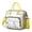 Yellow-27, variant on Exotic Palm Tree Insulated Cooler Bag - 100% Leakproof Design for Office Workers, Parents & Students, Multi-Pocket Organization