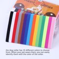 thumbnail image 2 of 15 Pieces Puppy Collar Portable Animal Identification Collars Lightweight Cord Colorful Self-adhesive Marking Rope String Pet L, 2 of 9