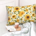 thumbnail image 4 of Fotbe Beautiful Countryside Sunflower Funda de Almohada Decorativa Estilo Occidental, Lujo en Algodón, Fundas para Almohadas King, Cojín Estampado para Decoración del Hogar-16"x24", 4 of 6