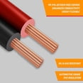 thumbnail image 4 of Cable de altavoz GS Power 12 AWG flexible OFC de 7 m rojo y negro, 4 of 7