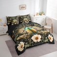 thumbnail image 3 of Castle Fairy Gradient Scarab Bedding Comforter Set,Vintage Vine Flowers Full Bedding Set, 3 of 8