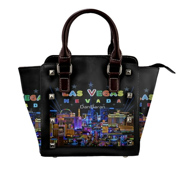 Las Vegas Rivet Fashion One-Shoulder Women's Handbag Tote Bag