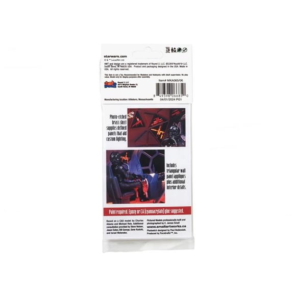 Photoetch Set for "Star Wars: A New Hope" Tie Fighter Model Kit 1/32 Scale Model by MKA065