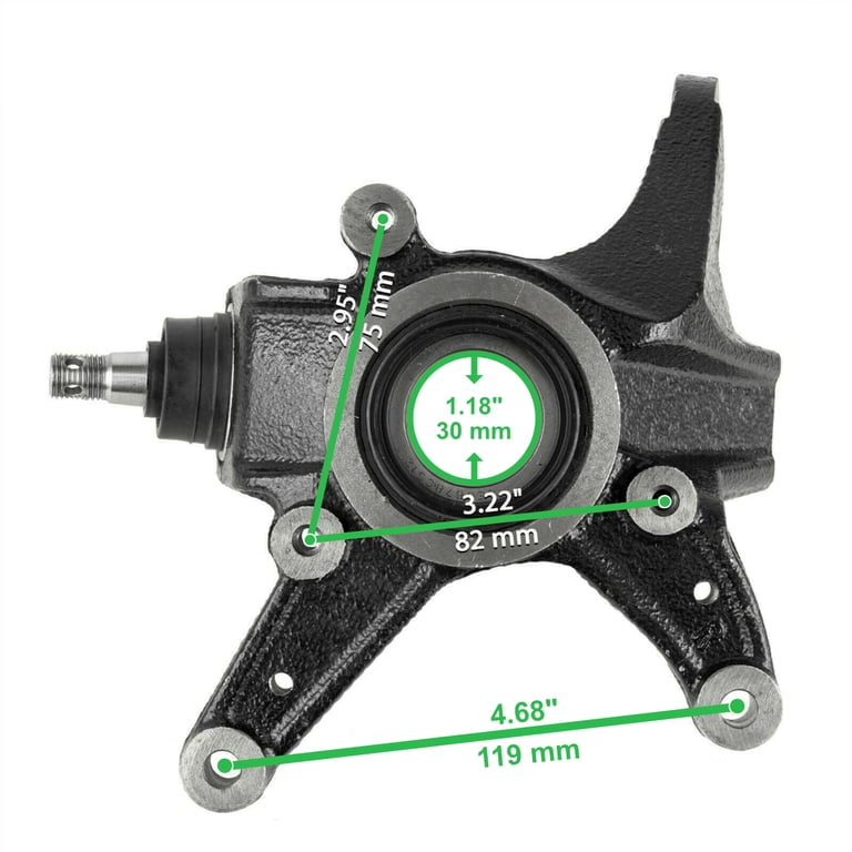 Honda TRX350 Wheel Bearings Front Wheel Bearing Kit For Honda TRX350TM / TRX350 2x4 Rancher ATV (Model Years 2000-2006) - Pair Set Wheel Hubs & Bearings For Honda Accord - Foto 8