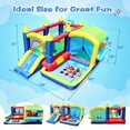 thumbnail image 5 of HNH Inflatable Bounce House with Blower for Kids, Child Jumping Castle with Ball, 161"x126"x73", 5 of 8