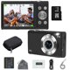 thumbnail image 1 of Cámara Digital Vlogging de enfoque automático para niños y adultos, videocámara HD de 48MP con pantalla grande de 2,7 pulgadas, 2,8 K, 1 of 5