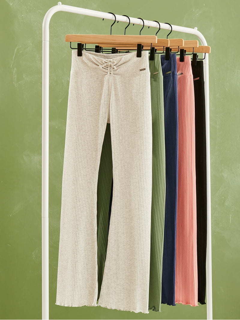 Justice Girls Cinch Waistband Flare Pants, Sizes XS - XLP