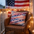 thumbnail image 6 of 4th of July Throw Pillow Covers,USA Flag Star Patriotic Cushion Case for Sofa Bed Independence Day Home Decoration, 6 of 7