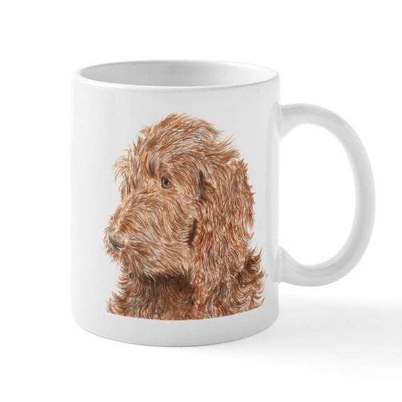 CafePress - Chocolate Labradoodle 5 Mug - 11 oz Ceramic Mug - Novelty Coffee Tea Cup