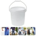 Durable 1.5 Gallon Plastic Paint Pail/Bucket with Handle and Lid All
