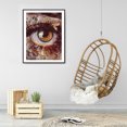 thumbnail image 4 of Cuadros Decorativos Kit de pintura de diamante 5D DIY ojo abstracto completo taladro redondo mosaico cuadros de pared Tmvgtek embutido en tela, 4 of 9