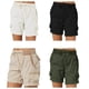 thumbnail image 5 of Minnieouse Pantalones cargo Pantalones cortos con bolsillo Cintura suelta Pantalones de verano para Type11 NO11, 5 of 6