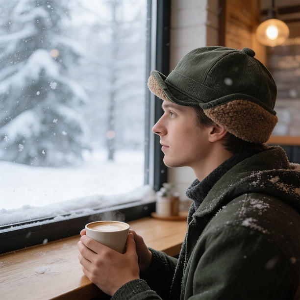 Gorro de invierno con orejeras | Gorro de invierno para hombre y mujer | Gorro cortavientos con protección para las orejas para actividades al aire libre