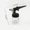 thumbnail image 4 of MANNYA Airbrush Kit Mini Single Action Air Brush Set Siphon Feed 0.8mm Paint Spray Gun, 4 of 10