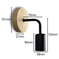 thumbnail image 3 of Lámpara de pared decorativa del hotel del dormitorio de la luz de la pared de la cabecera de E27 220V LED, fácil de usar Soporte de lámpara Zulema lámpara de cabecera de pared, 3 of 8