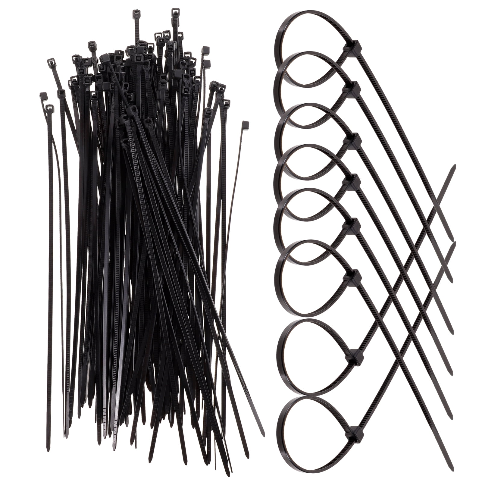 400pcs Selflocking Tie Cable Organizer Tie Convenient Nylon Wire Tie