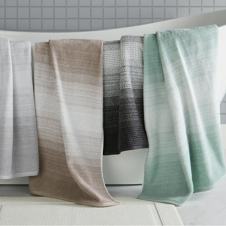 Taupe Splash/Arctic White Heathered Bath Towel, Better Homes & Gardens  Thick and Plush Towel Collection - Walmart.com