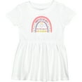 thumbnail image 3 of Inktastic Handpicked for Earth by My Great Grandparents in Heaven Rainbow Girls Baby Dress, 3 of 5