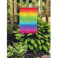 thumbnail image 2 of NUDECOR Blue Abstract Rainbow Lines Colorful Red Visual Ball Bright Circular Garden Flag Decorative Flag House Banner 12x18 inch, 2 of 2