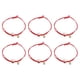 thumbnail image 1 of 6pcs Beautiful Woven Red Rope Bracelet Decorative Ceramic Cat Bracelets, 1 of 4