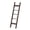 Black Tea Brown-5 Tier, variant on Hzuaneri Blanket Ladder for Living Room, 5-Tier Farmhouse Ladder Holder with 4 Hooks, 5ft 3 inch Rustic Decorative Farmhouse Blanket Holder Rack Easy Assembly - Greige
