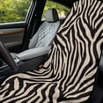 thumbnail image 4 of XYZCANDO Zebra Print Cover Car Seat Towel Cover Water Resistant for Swimming Beach, Soft Washable Car Cushion Seat Covers Breathable, 4 of 11