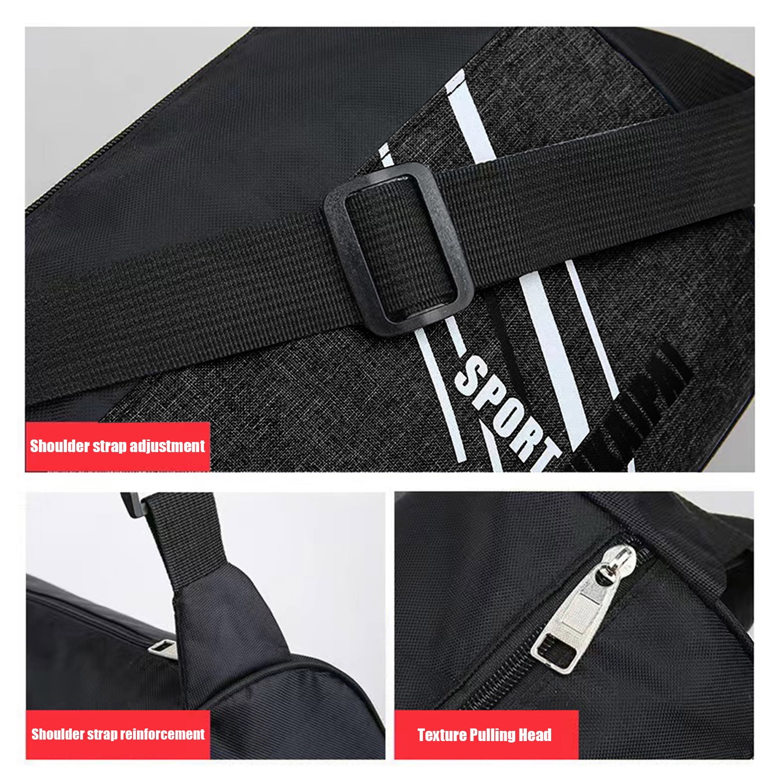 Iuhan Fitness Gym Bag, Waterproof Travel Duffle Bag For Men And Women, Lightweight Sports Training Bag Hand Luggage For Outdoor Workout